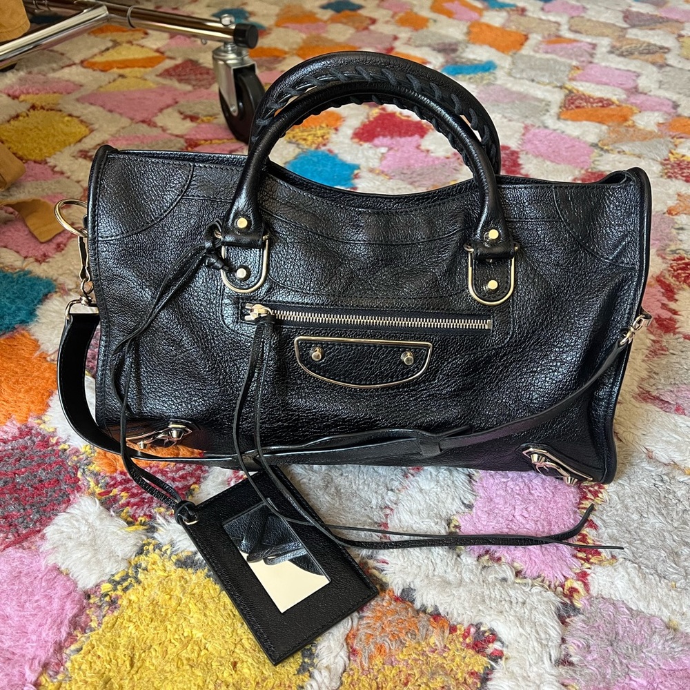 Medium Balenciaga city bag.
